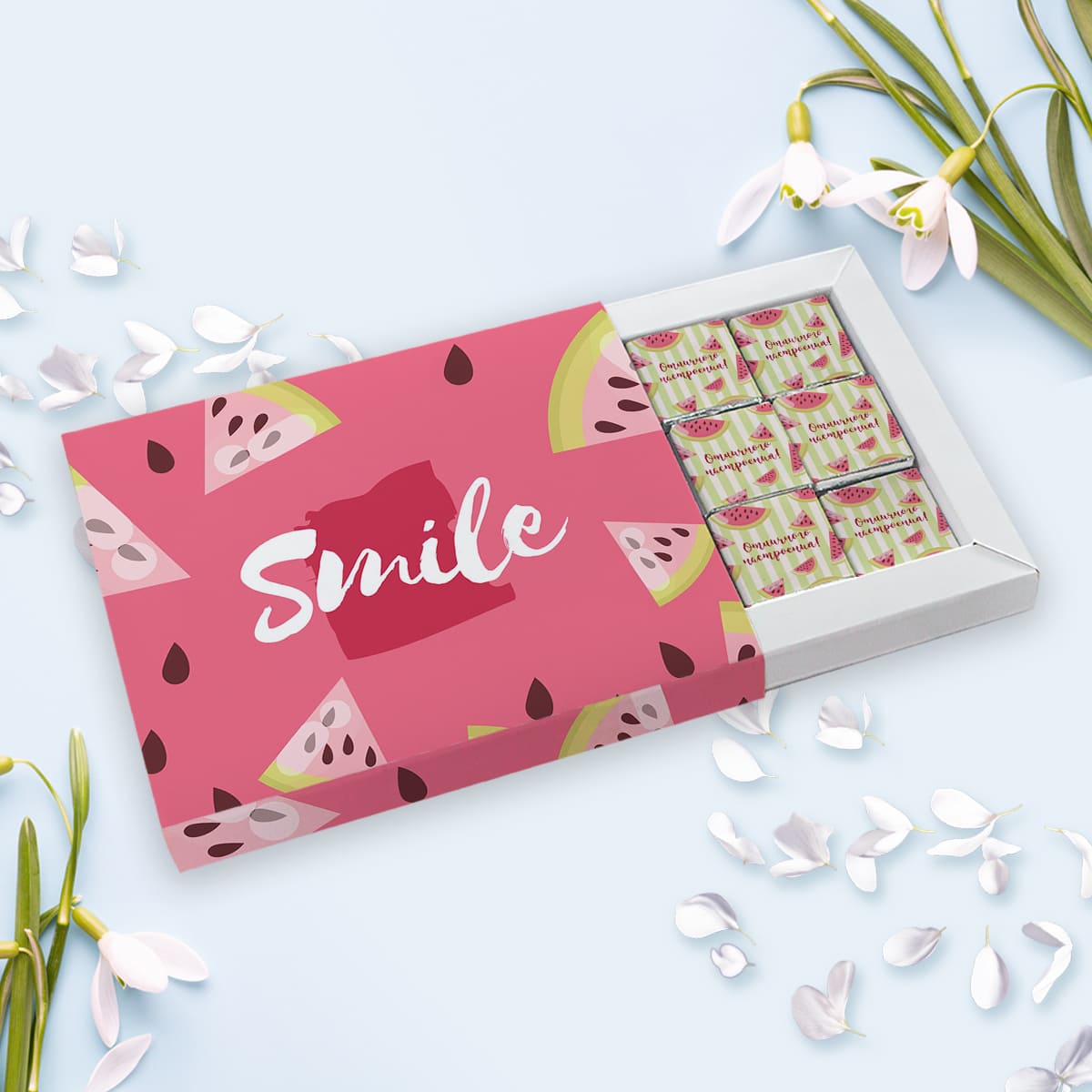 Набор "Пенал 36" (36 шоколадок 5гр) весенний #000653